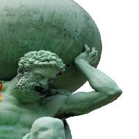 Pixwords Attēls ar pasaule, cilvēks, skulptūra Ian Keirle - Dreamstime