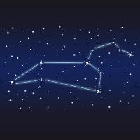 Pixwords Attēls ar zvaigznes, debesis, daba, nakts, līnijas Eva Gründemann - Dreamstime