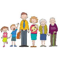 Pixwords Attēls ar cilvēki, ģimenes, bērnu, bērns, bērni, vecvecāki I359702 - Dreamstime
