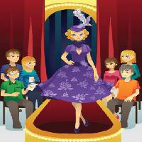 Pixwords Attēls ar Posms, kundze, sieviete, violeta, cilvēki, aizkariem Artisticco Llc - Dreamstime