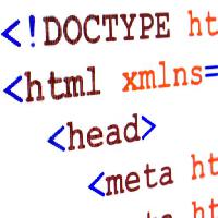 Pixwords Attēls ar kods, mājas lapa, lapas, DOCTYPE, html, galvas, meta Alexeysmirnov