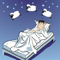 Pixwords Attēls ar miegs, aitas, zvaigznes, gulta, cilvēks Norbert Buchholz - Dreamstime