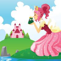 Pixwords Attēls ar varde, skūpsts, sieviete, meitene, pils, rozā Artisticco Llc - Dreamstime