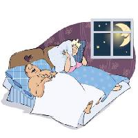 Pixwords Attēls ar vīrietis, sieviete, sieva, guļamistaba, mēness, logu, nakts, spilvens, nomodā Vanda Grigorovic - Dreamstime