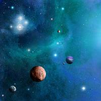Pixwords Attēls ar cosmos, telpa, planētas, saules Dvmsimages  - Dreamstime