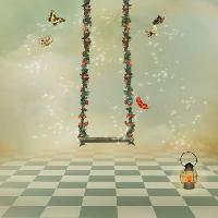 Pixwords Attēls ar swinger, butterflyes, tauriņš, gaisma Franciscah - Dreamstime