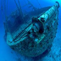 Pixwords Attēls ar kuģu, zemūdens, laivu, okeāns, zils Scuba13 - Dreamstime